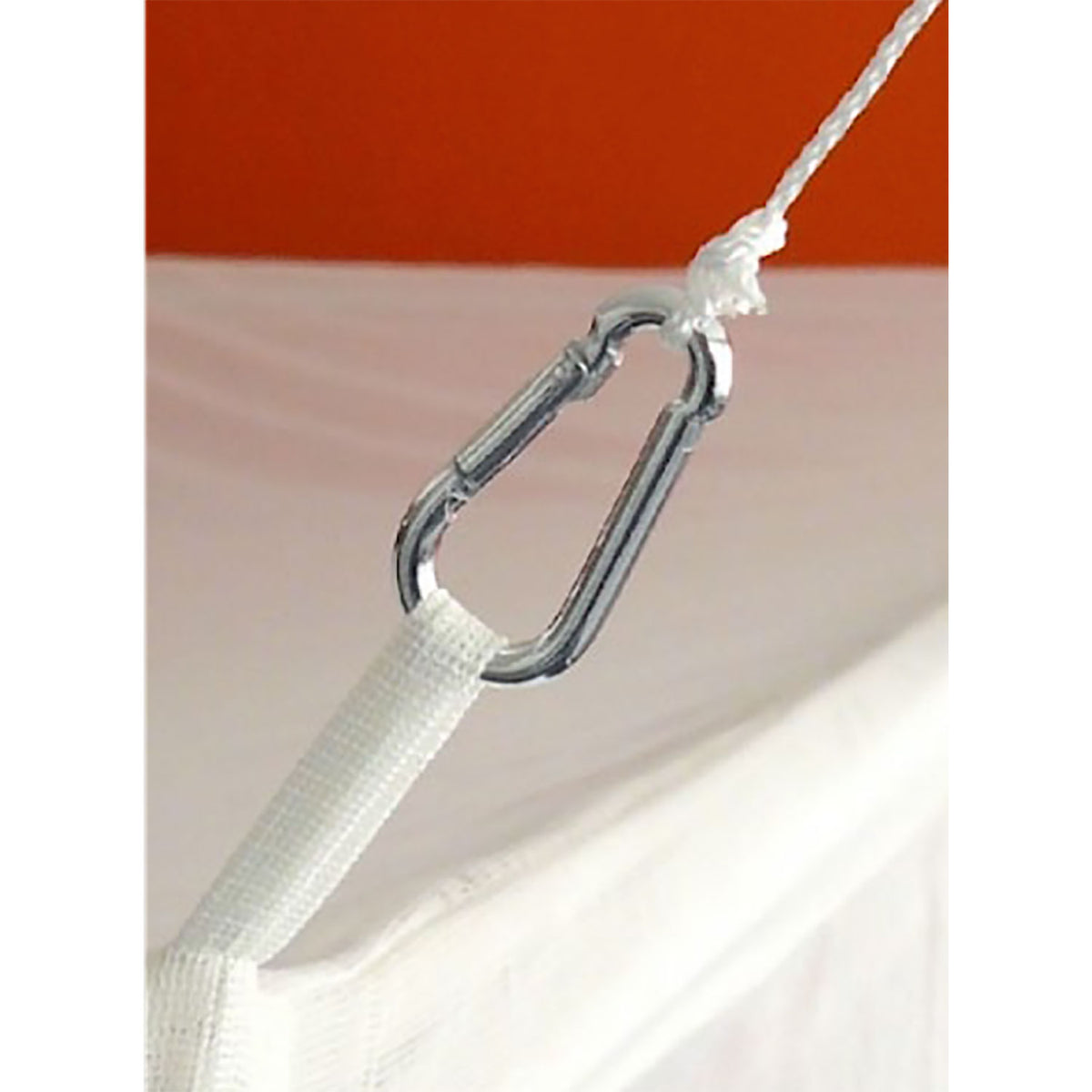 SILVER-TULLE Shielding Canopy for Single Bed (box shape)