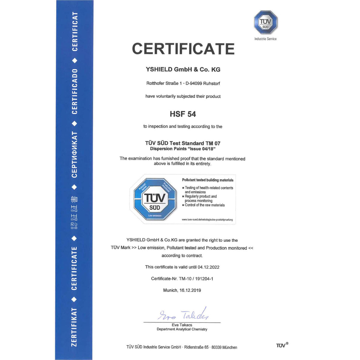 HSF54 Shielding Paint for High Frequency EMF (1 litre)