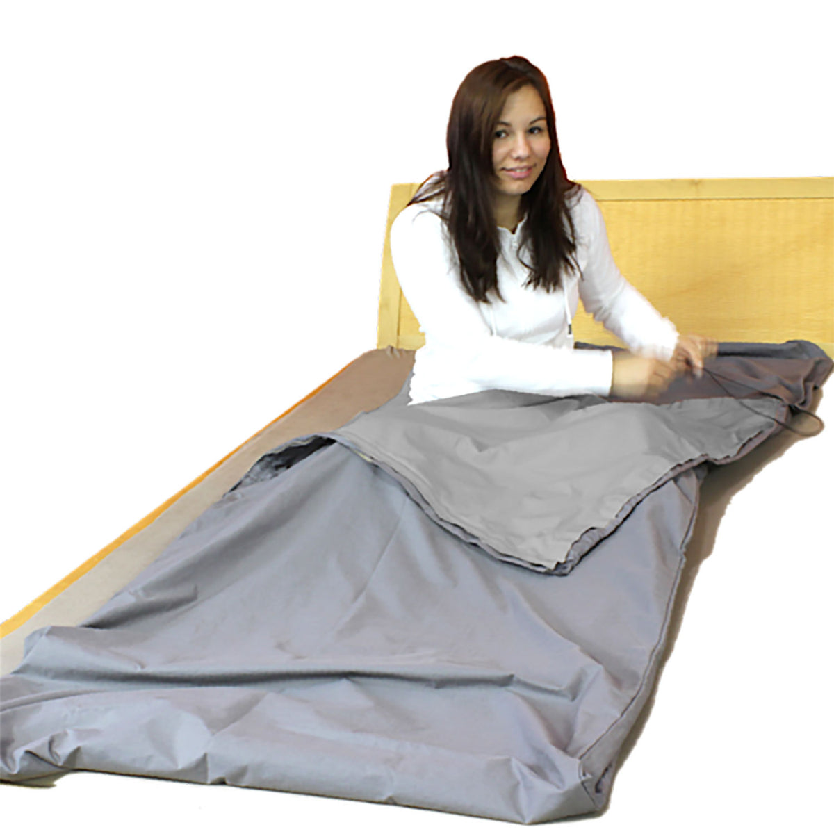 Rental Product - STEEL-GRAY Sleeping Bag for Shielding High Frequency EMF (per week)