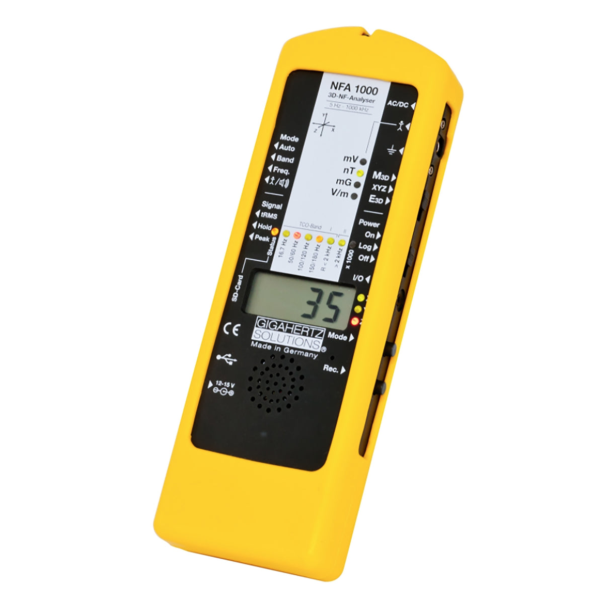 Low Frequency EMF ANALYSER with 3 Dimensional magnetic sensor and data logger: NFA1000 (Price by quotation)