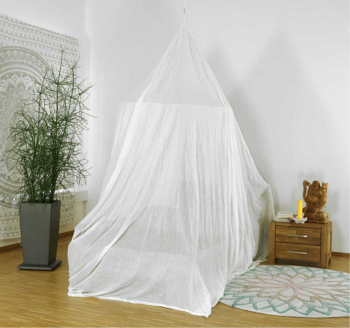 NATURELL Shielding Canopy for Single Bed (pyramid shape)