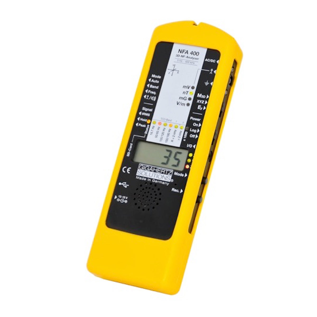 Low Frequency EMF ANALYSER with 3 Dimensional magnetic sensor and data logger: NFA400