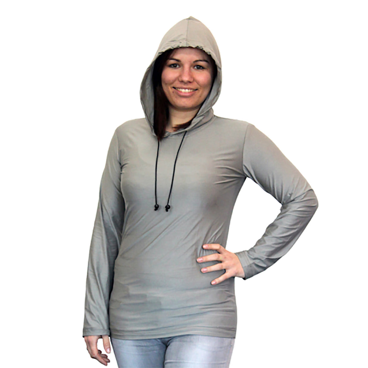 SILVER-ELASTIC Hoodie for Shielding High Frequency EMF (1 piece)